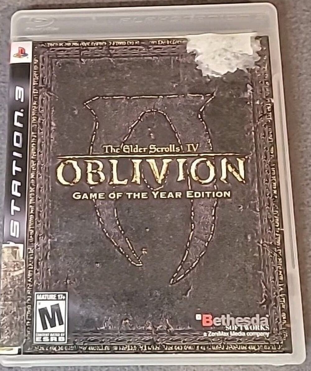 Sony PlayStation 3 PS3 The Elder Scrolls IV: Oblivion GOTY Edition Tested Works